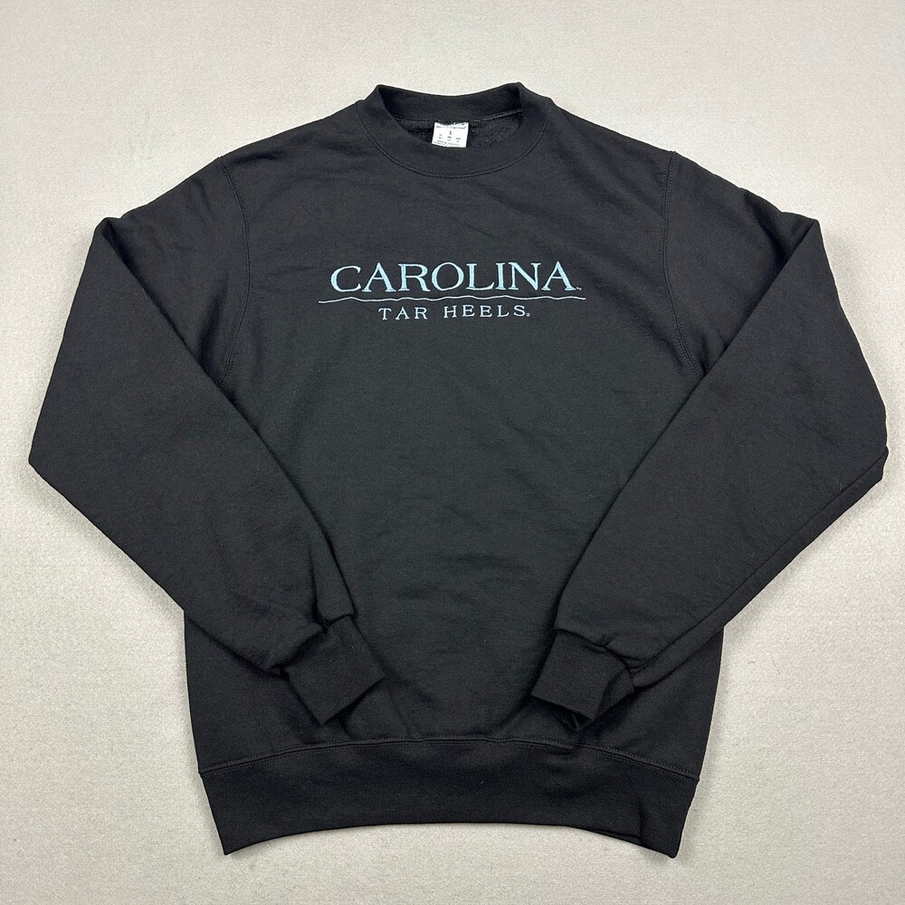 North Carolina Tar Heels Sweatshirt Men Small Blue Champion Fleece Crewneck S